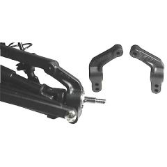 Rear bearing carriers - Zwart (Rust/Stamp/Bandit/Slash 2WD)