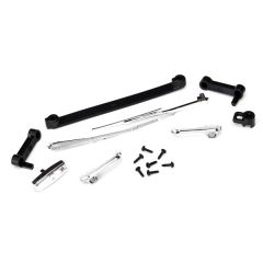 Door handles, left, right & rear tailgate/ windshield wipers, left & right/ retainers (2)/ 1.6x5 BCS (self-tapping) (7) (fits #8130 body) (TRX-8132)