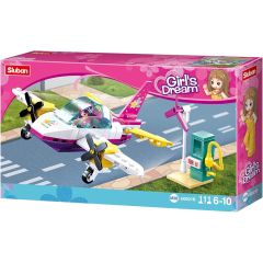 Sluban Girl's dream klein vliegtuig