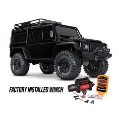 Traxxas TRX-4 Land Rover Defender met lier - Zwart