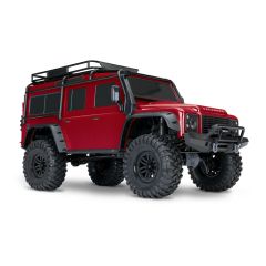 Traxxas TRX-4 Land Rover Defender Clipless - Rood