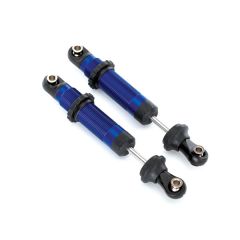 Shocks, GTS, aluminum (blue-anodized) (assembled with spring retainers) (2) (TRX-8260A)