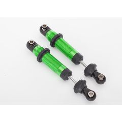Shocks, GTS, aluminum (green-anodized) (assembled with spring retainers) (2) (TRX-8260G)