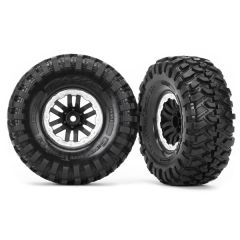Tires and wheels, assembled, glued (TRX-4, Canyon Trail 1.9 tires) (2) (TRX-8272X)