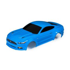 Body, Ford Mustang, Grabber Blauw (gespoten, stickers reeds geplakt)