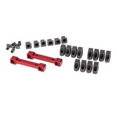 Traxxas - Mounts, suspension arms, aluminum (red-anodized) (front & rear) (TRX-8334R)