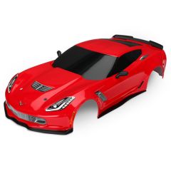 Traxxas - Body, Chevrolet Corvette Z06, red (painted, decals applied) (TRX-8386R)