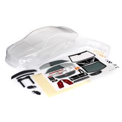 Body, Cadillac CTS-V (clear, requires painting)/ decal sheet (TRX-8391)
