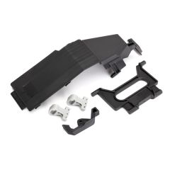 Battery door/ battery strap/ retainers (2)/ latch (TRX-8524)