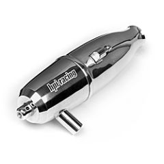 HPI - Aluminum tuned pipe (left mount/polished/15+) (86159)