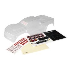 Body, Maxx (clear, requires painting)/ window masks/ decal sheet (TRX-8911)
