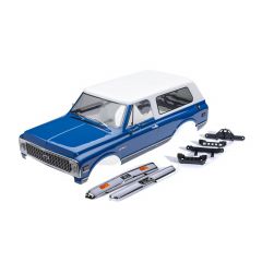 Traxxas - Body, Chevrolet Blazer (1972), complete, blue & white (painted) (TRX-9131-BLWT)