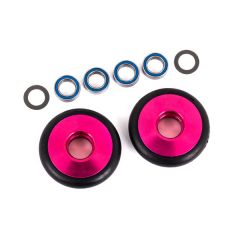Traxxas - Wheels, wheelie bar, 6061-T6 aluminum (pink-anodized) (TRX-9461P)