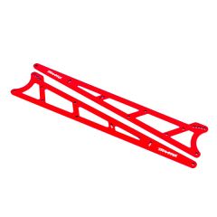 Traxxas - Side plates, wheelie bar, red (aluminum) (2) (TRX-9462R)