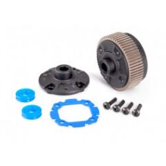 Traxxas - Differential with steel ring gear/ side cover plate/ gasket/ x-rings (2)/ 2.5x10mm BCS (4) (TRX-9481)