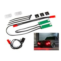 Traxxas Drag Slash LED light set, front, complete (red) (TRX-9496R)