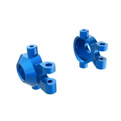 Traxxas - Steering blocks, 6061-T6 aluminum (blue-anodized) (left & right) (TRX-9737-BLUE)