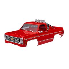 Traxxas - Body, Chevrolet K10 Truck (1979), complete, red (TRX-9811-RED)
