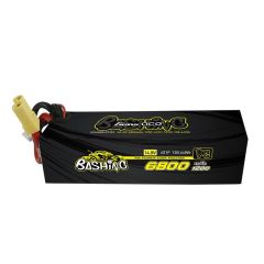 GensAce Bashing Lipo 120C 14,8 volt 6800mah met EC5 Stekker