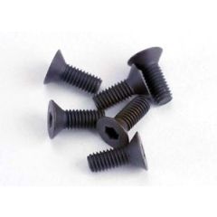 Screws, 3x8mm countersunk machine (6) (hex drive)