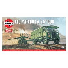 Airfix 1/76 AEC Matador & 5.5" Gun