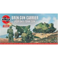 Airfix 1/76 Bren Gun Carrier & 6PDR Anti-Tank Gun