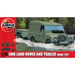 Airfix 1/76 Lwb Land Rover And Trailer 