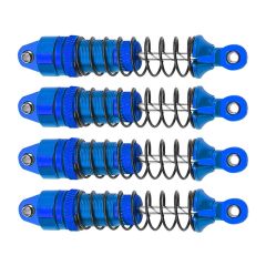 Schokdempers (4) voor de Arrma 1/18 Grom (Mojave, Typhon, Granite) - Blauw