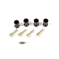 Aluminium spoorverbreders +20mm voor crawlers met 12mm meenemers