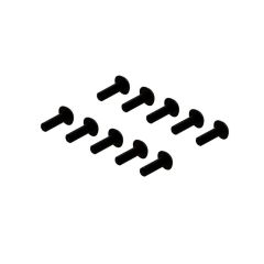 Arrma - Button Head Screw M2.5x8mm M3 Head (10pcs) (ARA-1254)