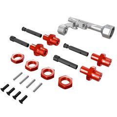 Arrma - 17mm Wheel Hex Conversion for Threaded Axles (+10mm Offset) (ARA-3150)