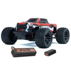 Arrma Granite Grom 4x4 Mega 1/18 electro monster truck RTR - Rood