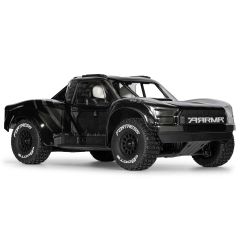 ARRMA 1/16 Mojave Grom 4X4 Ready To Assemble Kit Brushed Desert Truck (Incl. Accu en Lader), Clear/Black