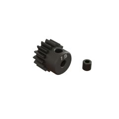 Arrma - 15T 0.8Mod 1/8" Bore CNC Steel Pinion Gear (ARA311077)