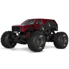 Arrma 1/10 Gorgon 223S 2WD RTR Brushless Monster Truck, Rood/Zwart