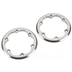 2.2 VWS Machined Beadlock Ring  (Grey)  (2pcs) (AX08133)