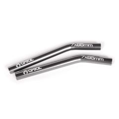 Hi-Clearance Threaded Aluminum Link 7x85mm - Grey  (2pcs) (AX30791)