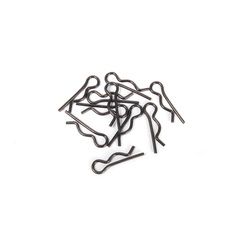 Axial 8mm Body Clips (Black) (10pcs) (AX31231)