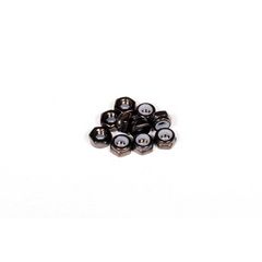 M3 Thin Nylon Locking Hex Nut (Black) (10pcs) (AXA1052)