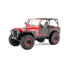 Axial 1/30 SCX30 Jeep CJ-7 GenRight 4X4 RTR Brushed Rock Crawler RTR - Rood