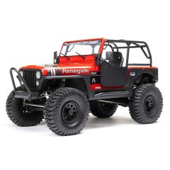 Axial SCX10 III Jeep CJ-7 4WD Brushed RTR V2 - Rood