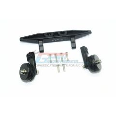 GPM - Rustler 4x4 - Aluminum Rear Adjustable Wheelie - 9pc set - Zwart