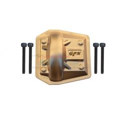 GPM - Axial SCX6 - Brass Front/Rear Gearbox Cover - 5pc set