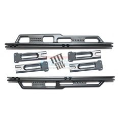 GPM - Axial SCX6 - Aluminum Side Steps - 18pc Set (Silver Inlay Version) 