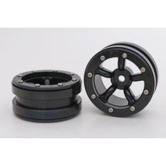 Metsafil Beadlock Wheels PT-Safari Zwart / Zwart 1.9 (2st)