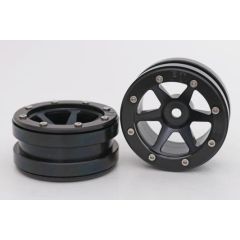 Metsafil Beadlock Wheels PT-Slingshot Zwart / Zwart 1.9 (2st)