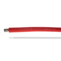 Silicone kabel 12AWG, Rood, 1 meter
