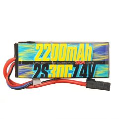 Beez2B 7.4V 2S 2200 mAh 30C Lipo accu voor 1/16 Traxxas auto`s