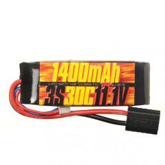 Beez2B 11.1V 3S 1400 mAh 30C Lipo accu voor 1/16 Traxxas auto`s