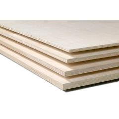 Berken triplex plaat 25x50cm - 5.0mm dik